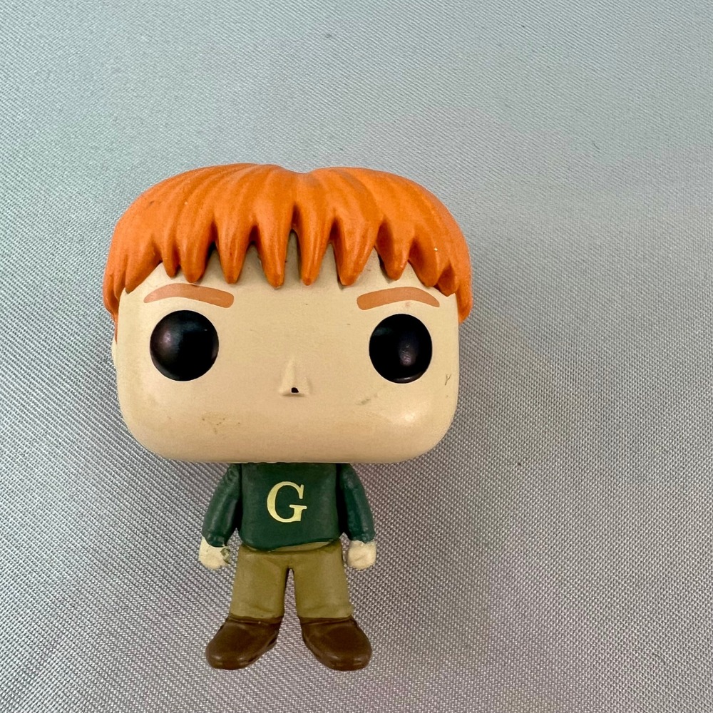 Mini Funko Pop Harry Potter Ron Weasley Green G Sweater Green Good Condition